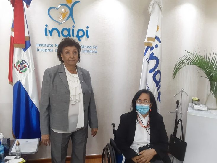 Reunión con la Directora Ejecutiva del Instituto Nacional del Atención Integral a la Primera Infancia (INAIPI)
