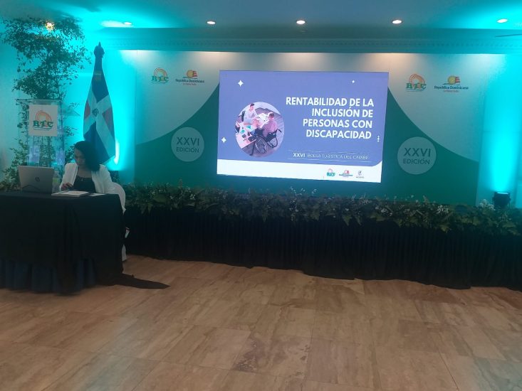 Participación de ASODIFIMO, representada por nuestro socio el Lic. Rigoberto Reyna en el Taller Rentabilidad de la Inclusión de Personas con Discapacidad organizado por la Bolsa Turística del Caribe, BTC.